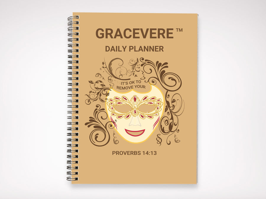 Gracevere Daily Planner - Unmasked Vulnerability (Light Mask)